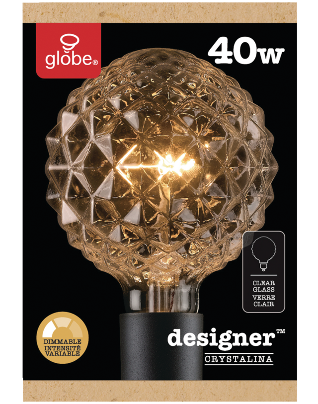 Globe Incandescent 40W Crystal Light Bulb Canadian Tire
