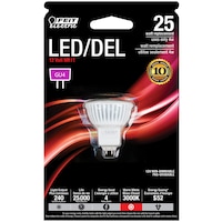 Feit Electric MR11 GU4 Bi-Pin Base Non-Dimmable LED Light Bulb, 240 Lumens, Warm White, 25W Front_Flat