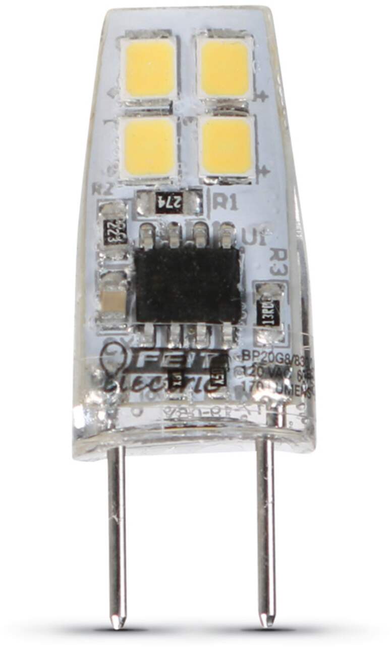 Ampoule pour lampe de bureau à DEL à intensité variable à culot Feit  Electric G4, 3000K, 170 lumens, blanc chaud, 20 W
