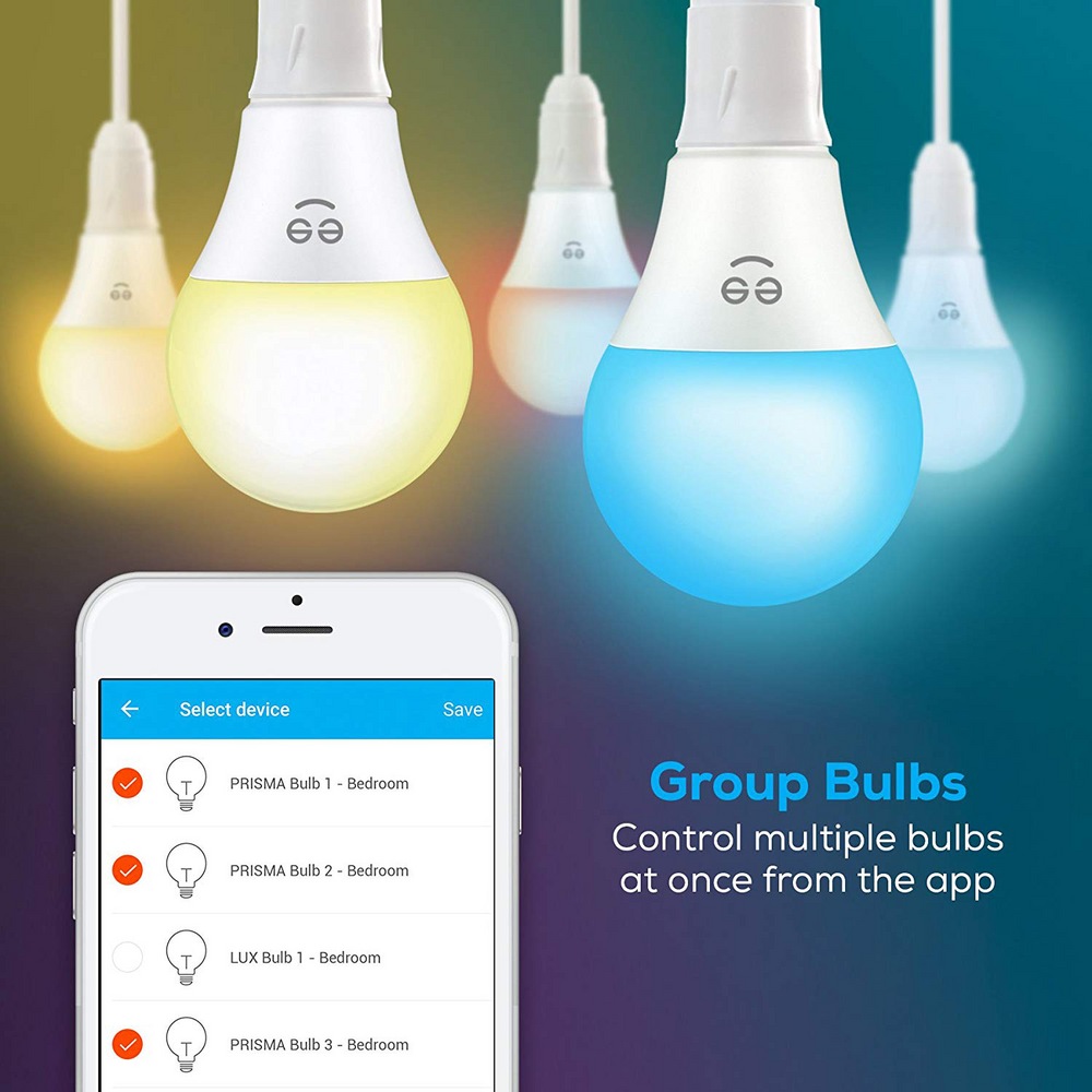 Geeni Colour & White Smart LED Light Bulb Canadian Tire