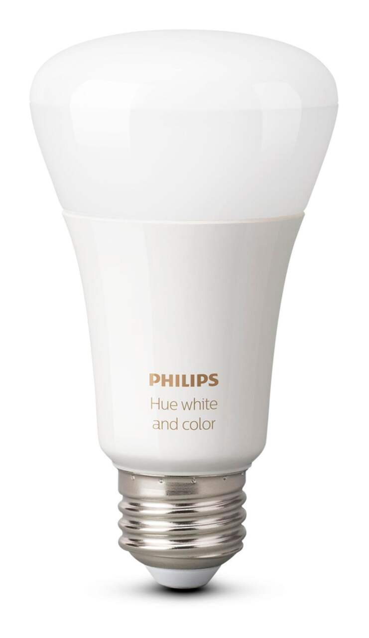 Philips Hue White Color Ambiance A19 Smart LED Bulb Single Canadian Tire
