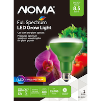 NOMA BR30 E26 Base Grow Full Spectrum LED Light Bulb, 800 Lumens, 8.5W Front_Flat