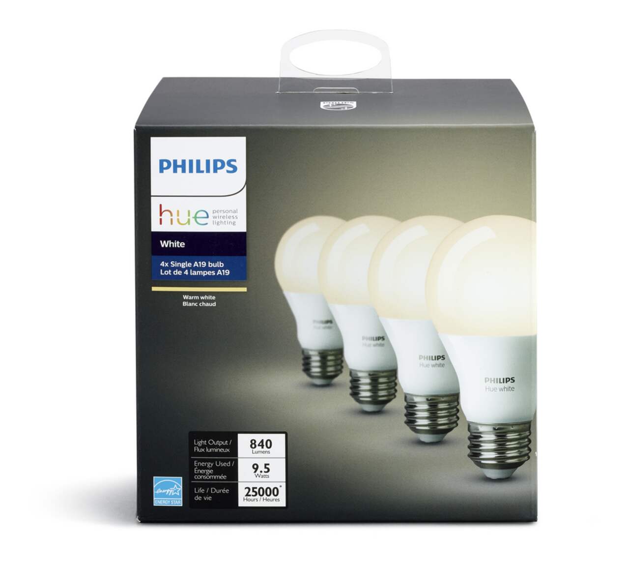 Philips Hue White E26 4-Pack