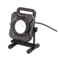 NOMA Pivoting Portable COB Slimline Work Light with Power Cord, 1000 Lumens, 15W Front_Angled_Left