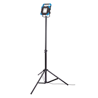 Mastercraft LED Work Light with Tripod, 2500 Lumens, 35W, 6500K Front_Three_Fourths_Angled_Left