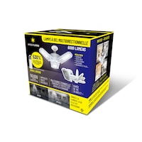 Lampe de garage à DEL Bright Living, blanc Front_Three_Fourths_Angled_Left