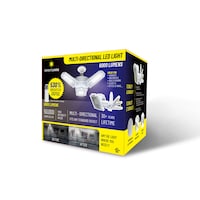 Bright Living White LED Garage Light Front_Three_Fourths_Angled_Left