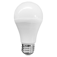 NOMA Advanced A19 E26 Base Lumen Select Non-Dimmable LED Light Bulb, 3000K, 800 Lumens, Warm White, 60W Front_Flat