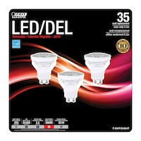Feit 35W Equivalent GU10 LED Bulb, 3-pk