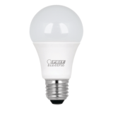 Ampoules à DEL non variable Feit Electric A19, 800 lumens, blanc chaud, 60 W, paq. 2 Front_Flat