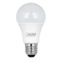 Ampoules à DEL non variable Feit Electric A19, 800 lumens, blanc chaud, 60 W, paq. 2 Front_Flat