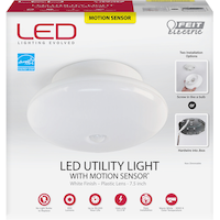 Feit Electric Electric LED Utility Light Motion Sensor, 850 Lumens, Warm White, 11.5W Front_Elevated