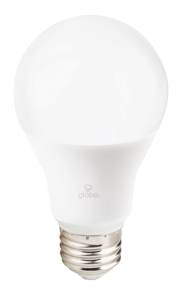 Globe Electric A19 E26, Smart WiFi Dimmable LED Light Bulb, 800 Lumens