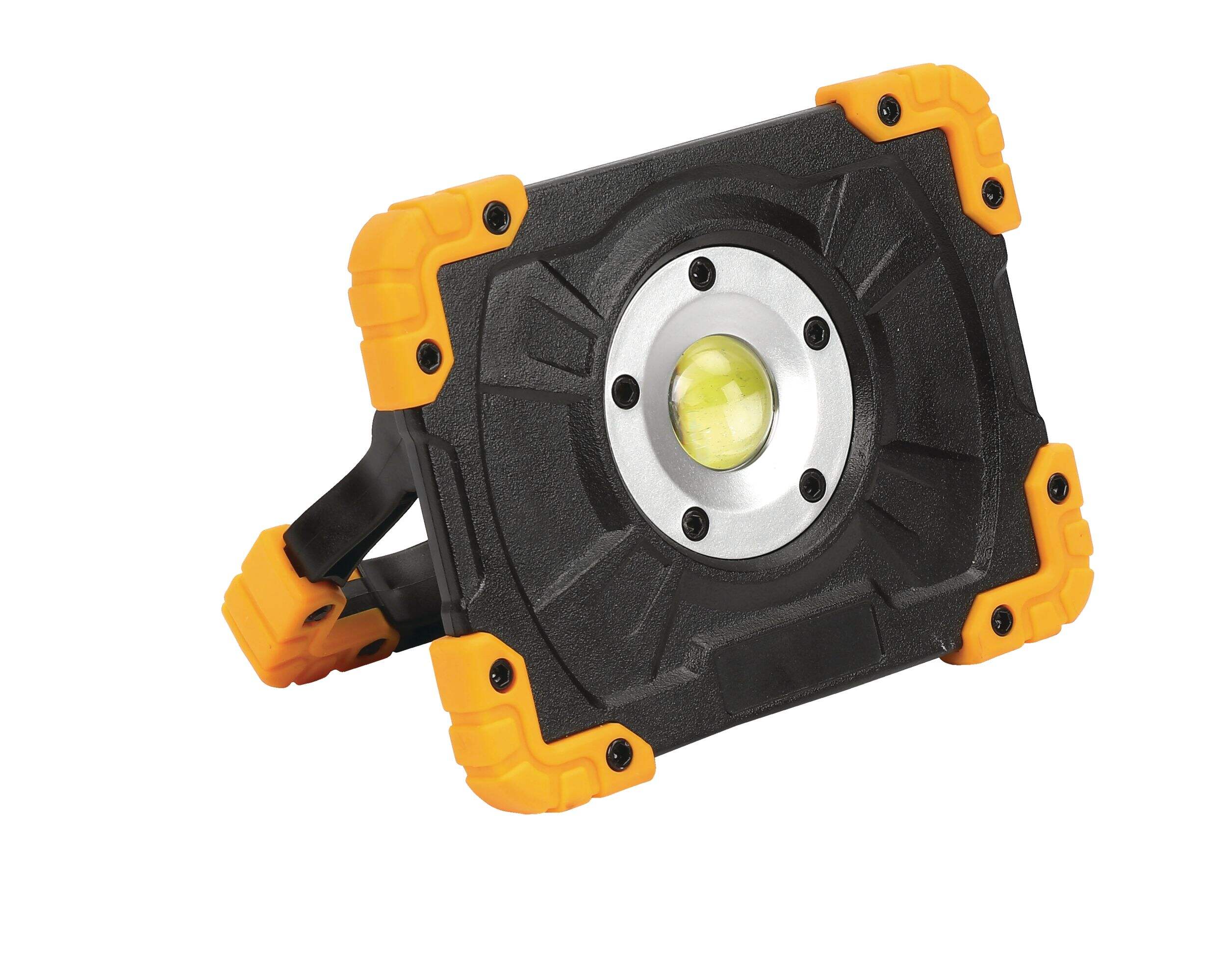 Lampe de travail à DEL pliable à 2 luminosités avec support, 420/200 lumens Front_Angled_Right