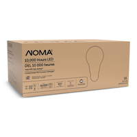 Ampoules à DEL NOMA A19, 60 W, blanc chaud, paq. 16 Front_Angled_Right