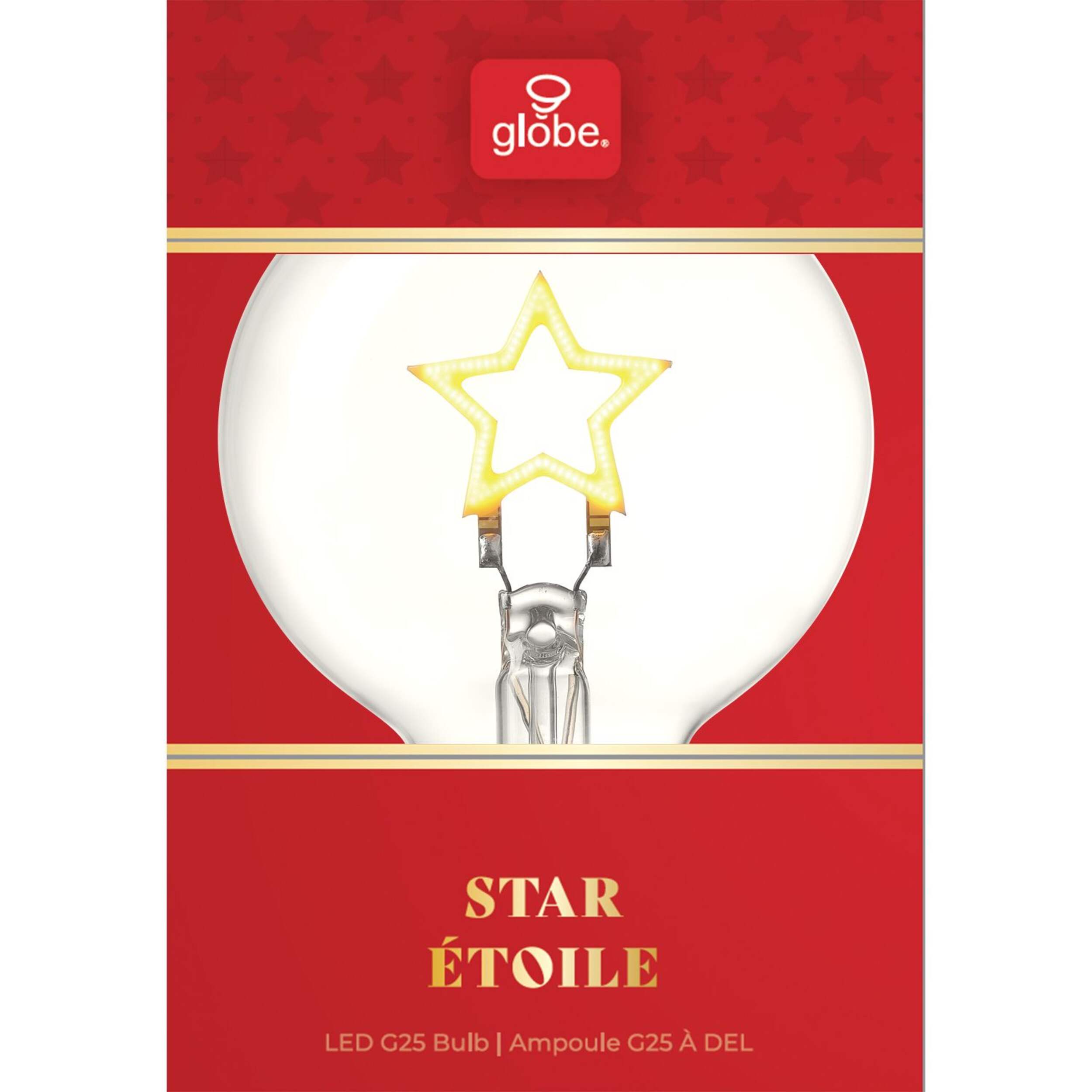 Globe LED Star Bulb Front_Flat