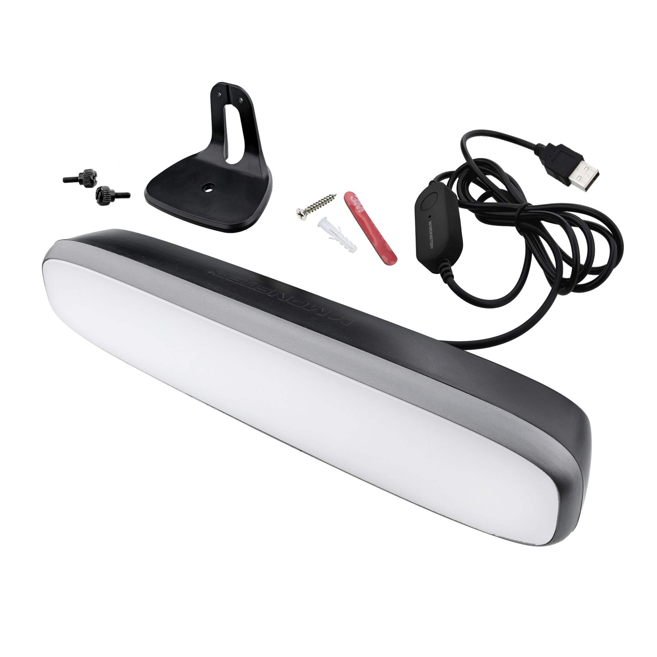 Monster Illuminessence Light Bar Smart Light with RGB IC & Sound Reactive Technology Composite_or_Mixed