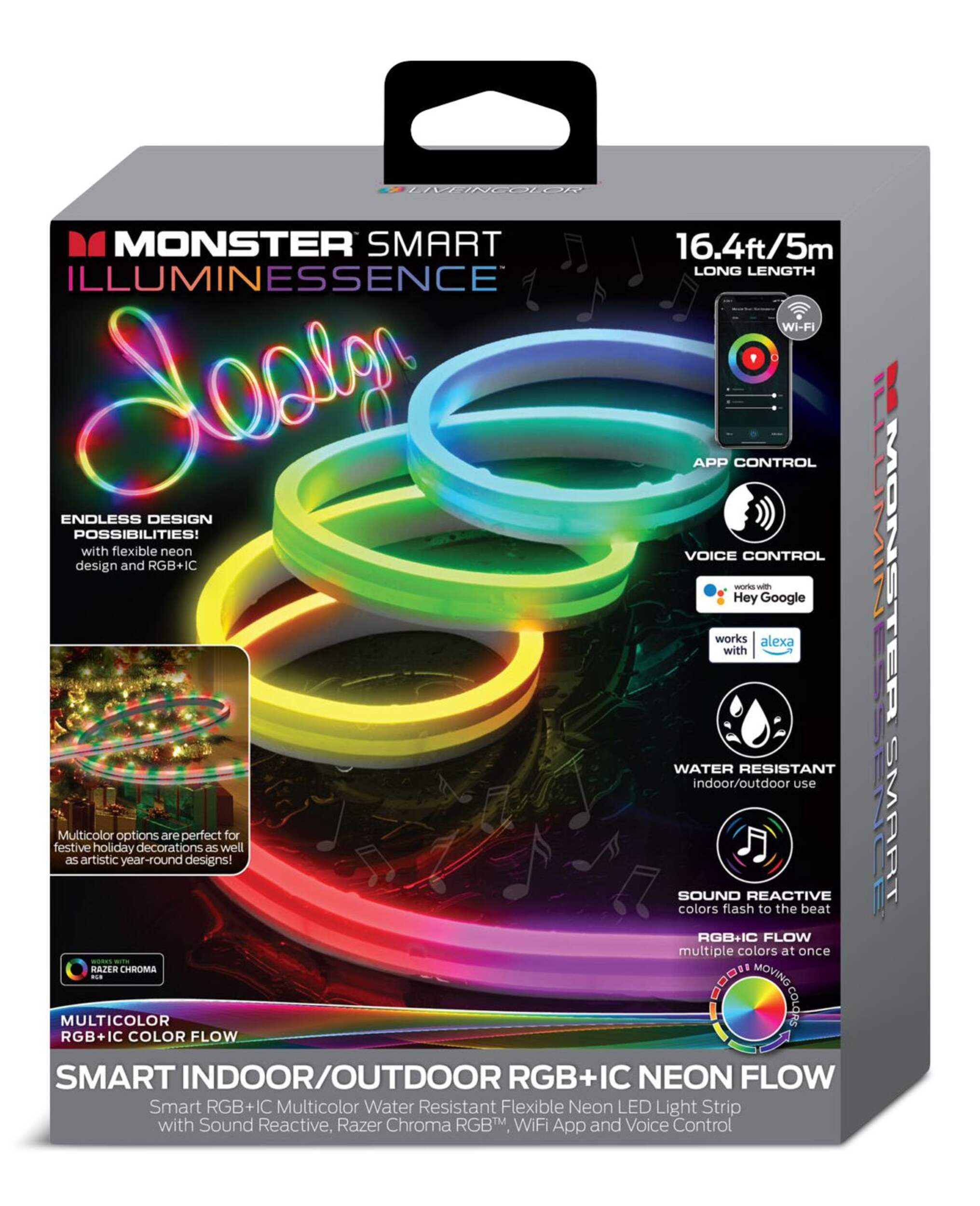 Monster Illuminessence Neon Flow Indoor/Outdoor MultiZone LED Light