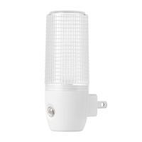 Globe Electric LED Automatic Night Lights, Pewter, 2-pk Front_Flat