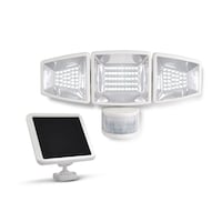 Sunforce 1500 Lumens Solar Motion Sensor Light, White Composite_or_Mixed