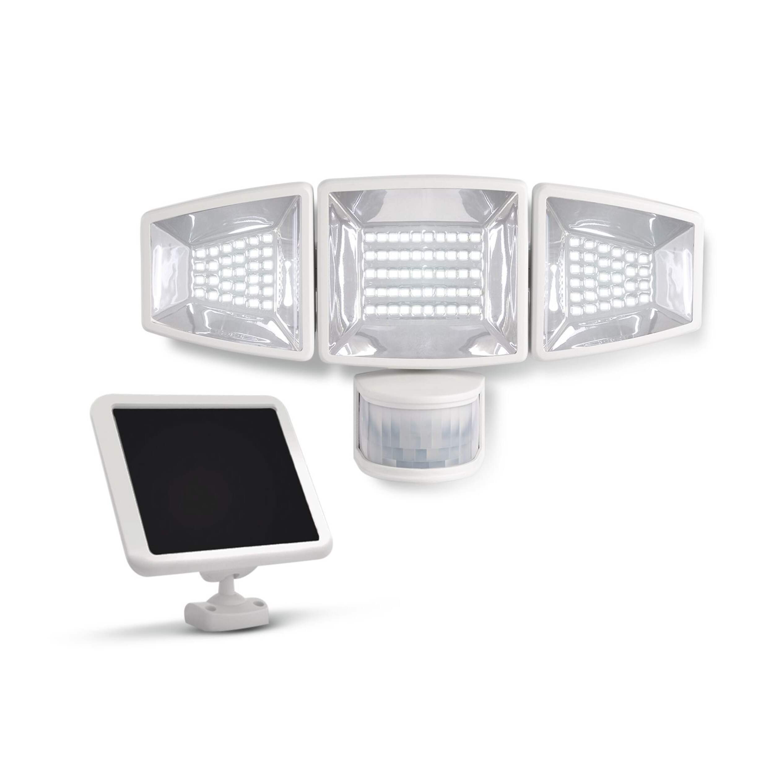 Sunforce 1500 Lumens Solar Motion Sensor Light, White Composite_or_Mixed