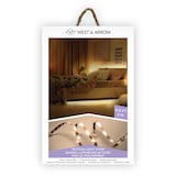 West & Arrow Merkury Motion Activated Lights, 6.6-ft, Warm White Front_Flat