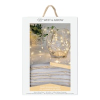 Guirlande lumineuse à 90 DEL West & Arrow Merkury, blanc chaud Front_Flat