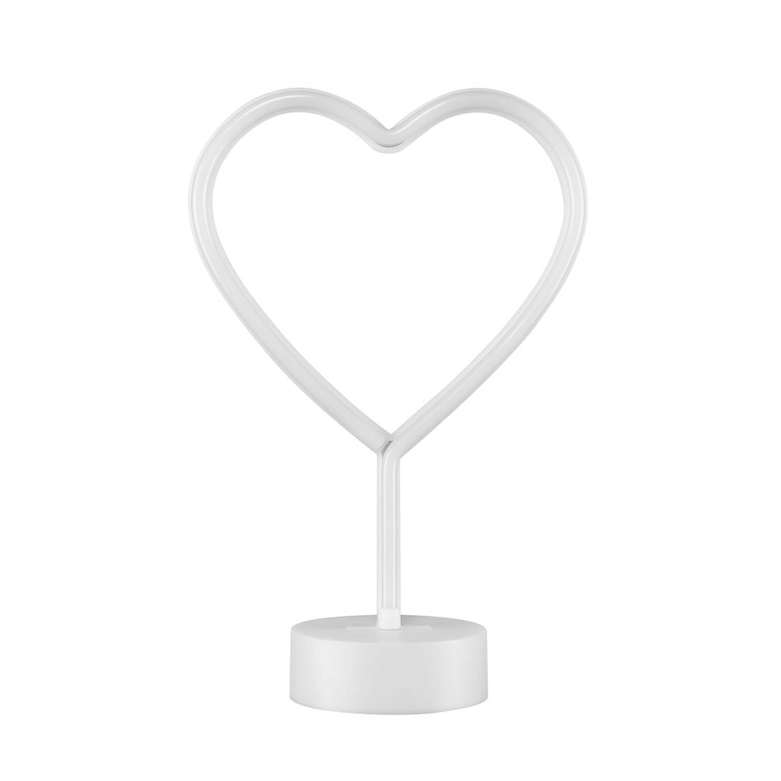 Lampe fluorescente en cœur DEL à piles 3&nbsp;W de Globe Electric Front_Flat