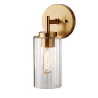 CANVAS Owen 1-Light Wall Sconce, Gold Finish