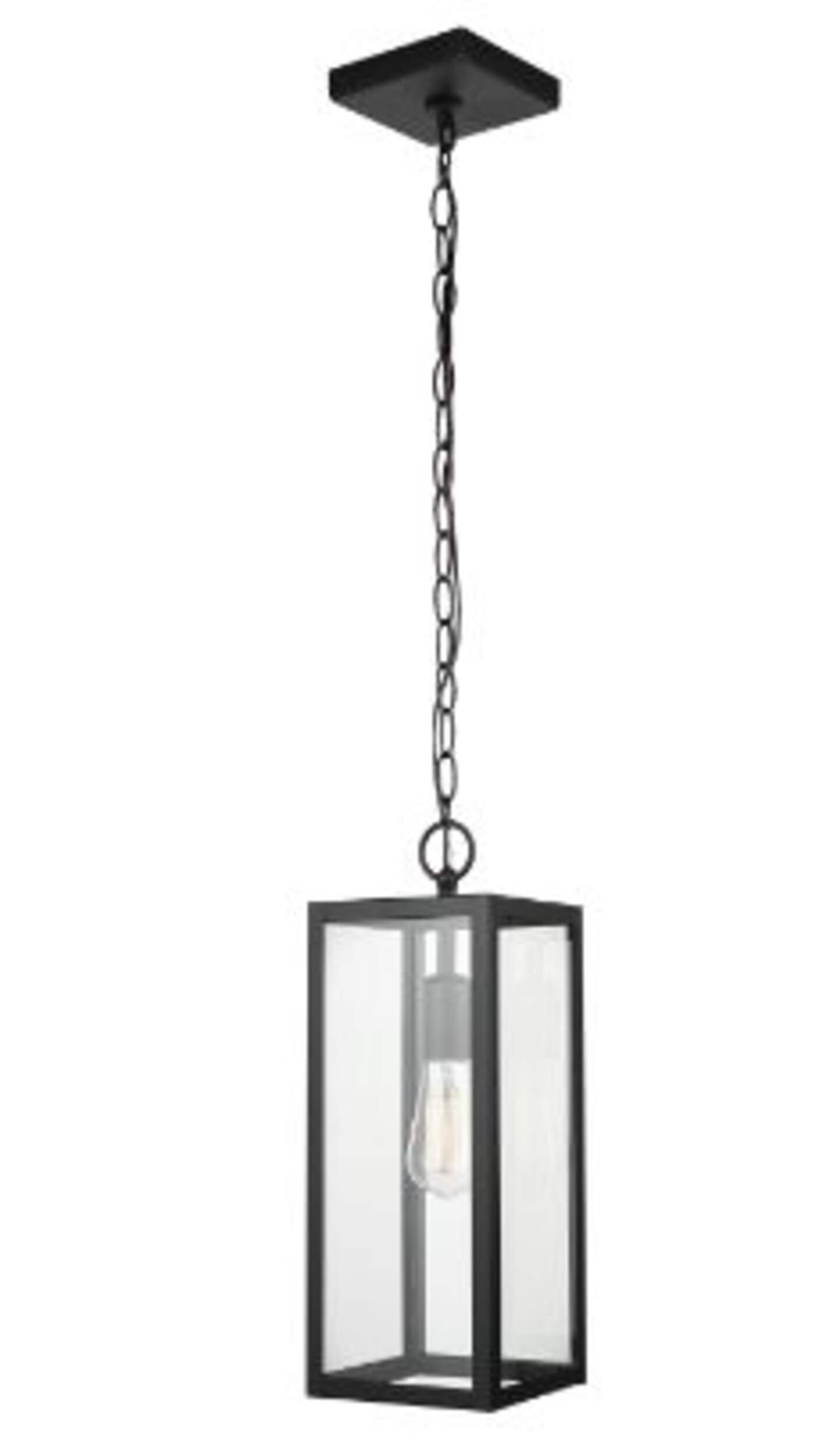 Suspension d'extérieur NOMA Draper, noir mat Front_Angled_Right