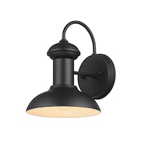 Applique à 1 lampe FOR LIVING Martes, noir mat