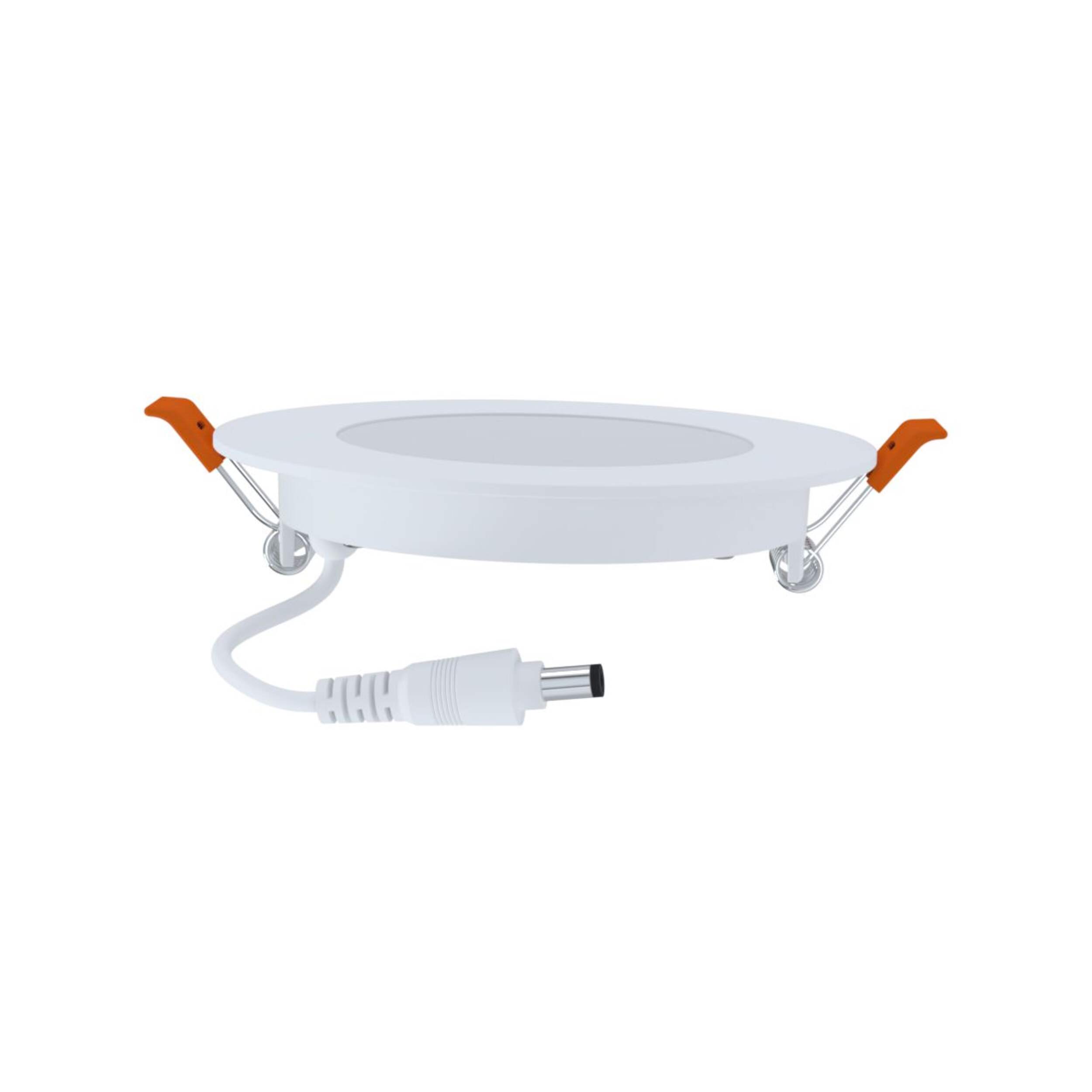 Bazz Single Soft White Recessed Light, 4-in Front_Elevated