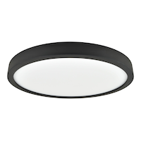 Plafonnier encastré à DEL intégrée NOMA, cadre rond, 5 CCT, noir, 10 po Bottom_Plunge