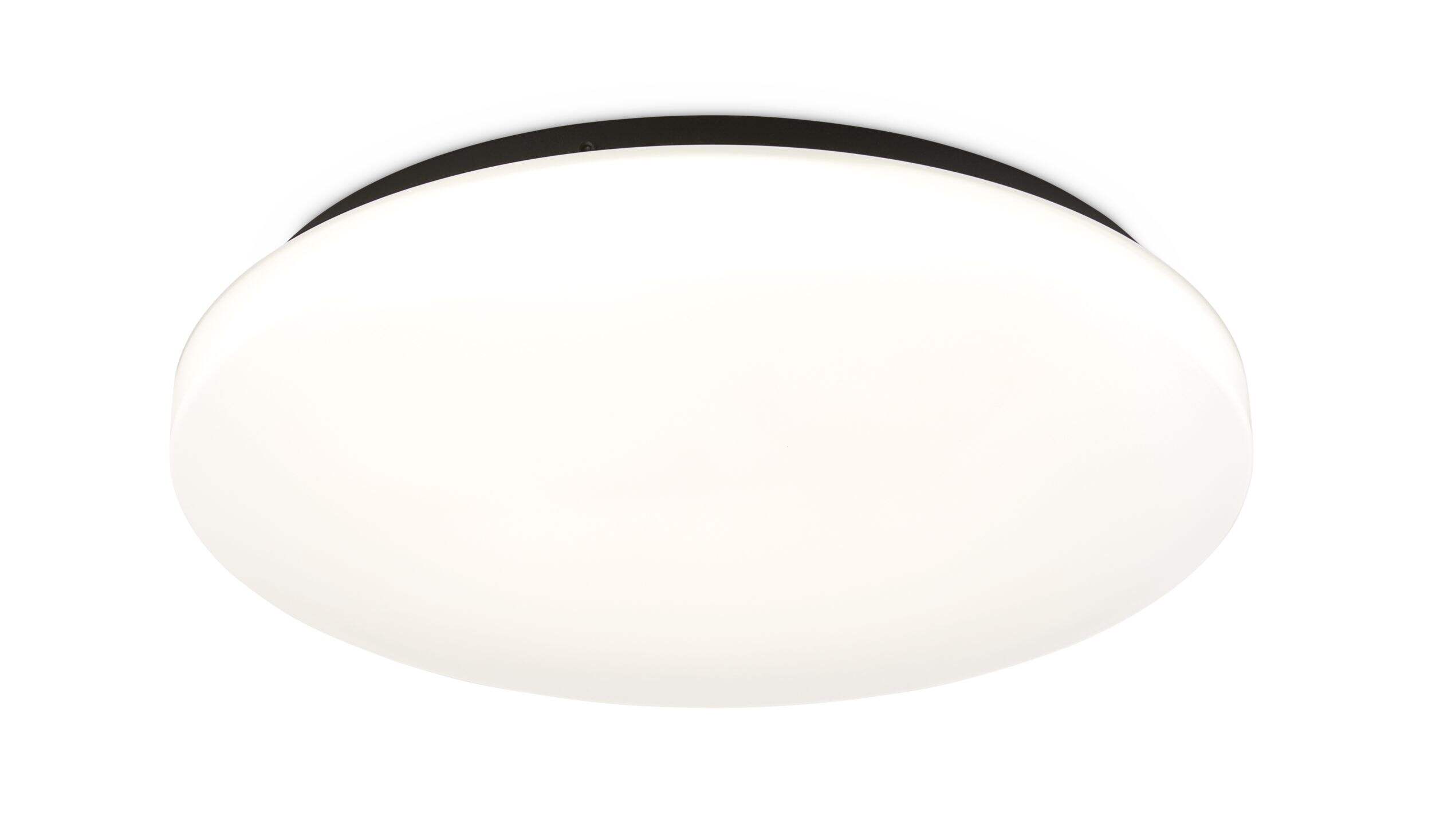 Plafonnier encastré à DEL intégrée NOMA, cadre rond, noir, 13 po Front_Elevated