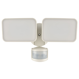 Lumière de sécurité câblée crépuscule à l'aube NOMA, détection de mouvement, 2 têtes, 2 500 lumens, blanc Front_Flat