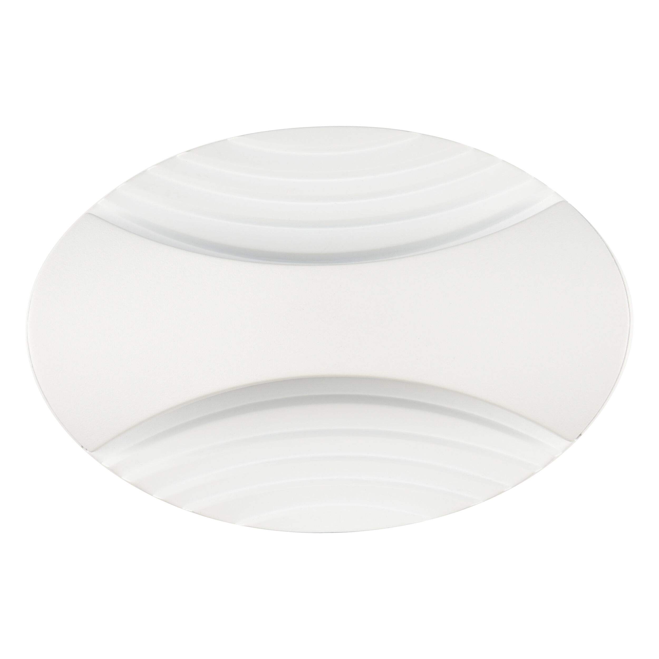 Veilleuse à DEL ovale NOMA, crépuscule à aube, blanc Front_Flat