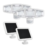 Sunforce 1500 Lumens Solar Motion Sensor Light, 2-pk Composite_or_Mixed