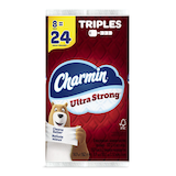 Charmin Ultra-Strong Triple Roll Bathroom Toilet Paper, 2-Ply, 8-pk Front_Flat