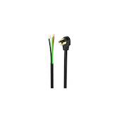 Cordon d’alimentation pour cuisinière NOMA à 4 fils, 40 A, 5 pi 6 po, noir CloseUp