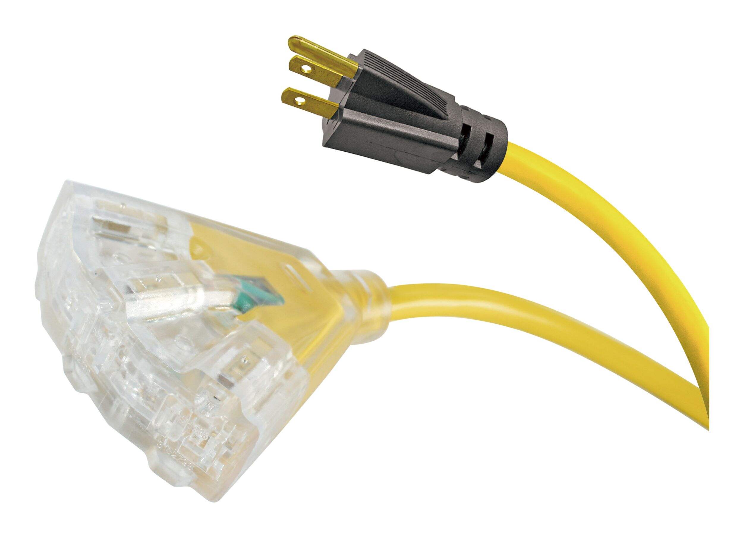 Mastercraft 50ft 12/3 Outdoor Extension Cord with 3 Grounded Outlets