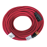 Rallonge d'extérieur verrouillable NOMA avec prise mise à la terre, 98 pi 5 po, rouge Overhead_Plunge