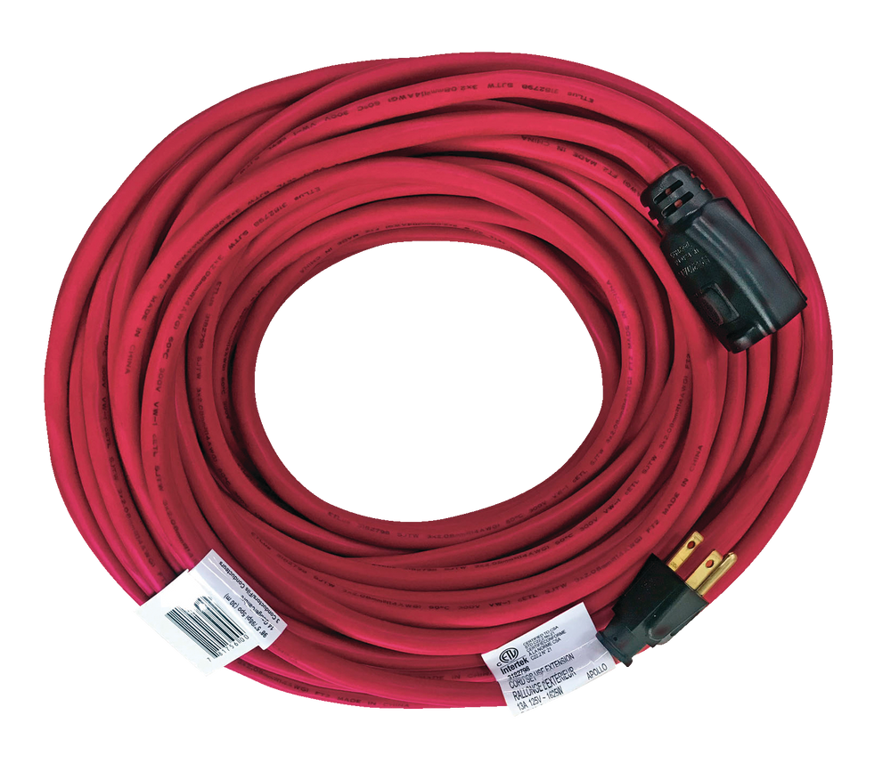 98-ft 5-in 14/3 Outdoor Extension Cord with Grounded Outlet and Locking Connector,  Red NOMA