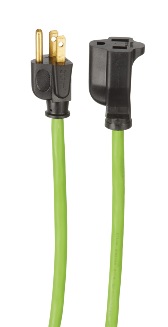 NOMA 49-ft 3-in 16/3 Outdoor Extension Cord with Grounded Outlet, Lime  Green