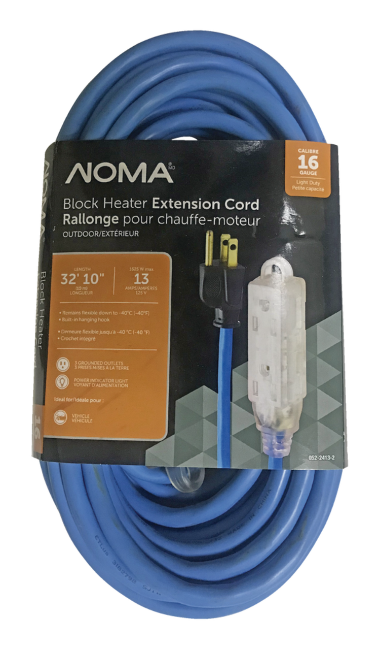 NOMA One Outlet Locking Extension Cord — Partsource