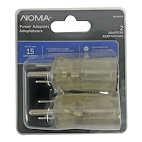 NOMA Power Indicator Adapter, 2-pk Front_Flat