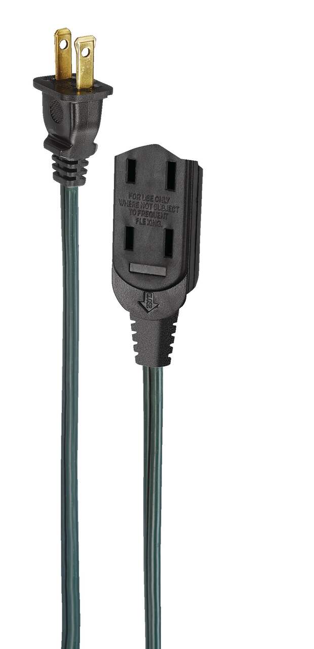 NOMA 9-ft 10-in 16/2 Outdoor Extension Cord with 3 Outlets, Green