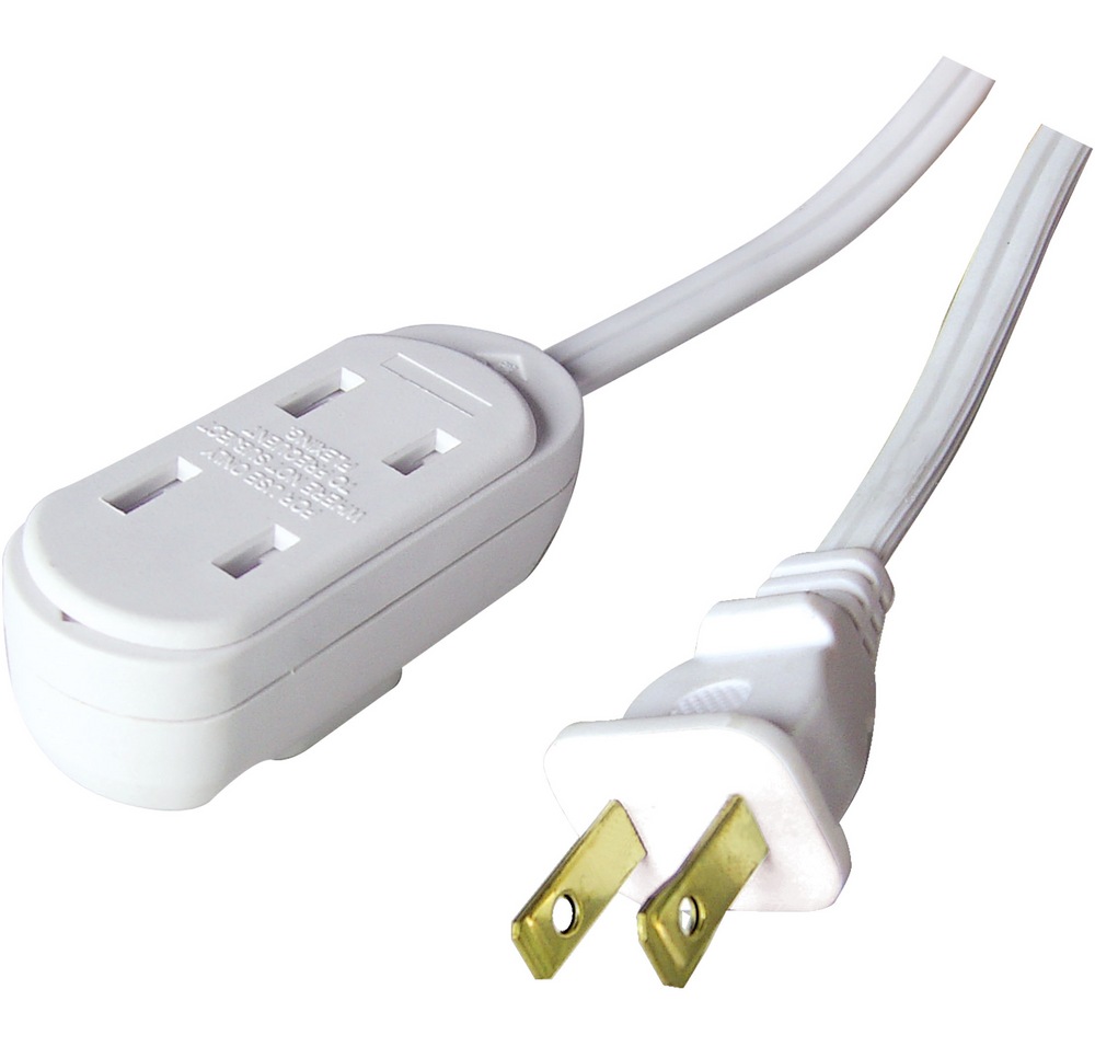 NOMA 14ft 9in 16/2 Indoor Extension Cord, LightDuty, 3 Outlets