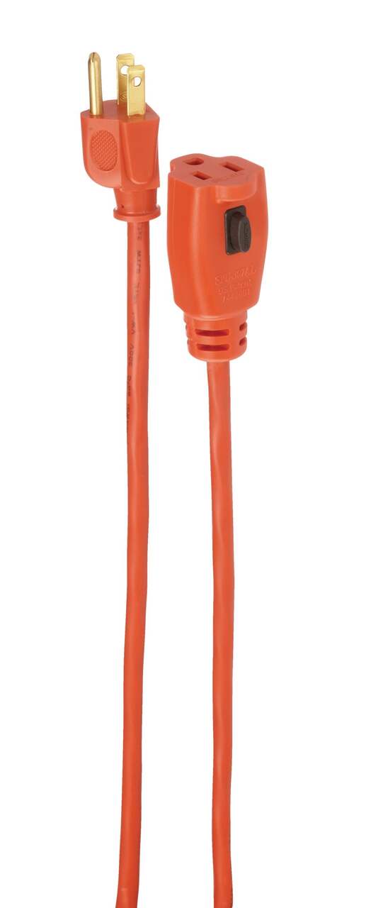 NOMA 32-ft 10-in 16/3 Outdoor Extension Cord with Grounded Outlet and  Locking Connector, Orange