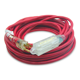 Rallonge d'extérieur NOMA à 3 prises avec mise à la terre Front_Elevated