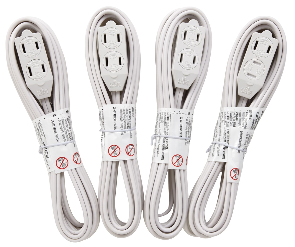 NOMA Indoor Extension Cords, 14.7ft, 4pk Canadian Tire